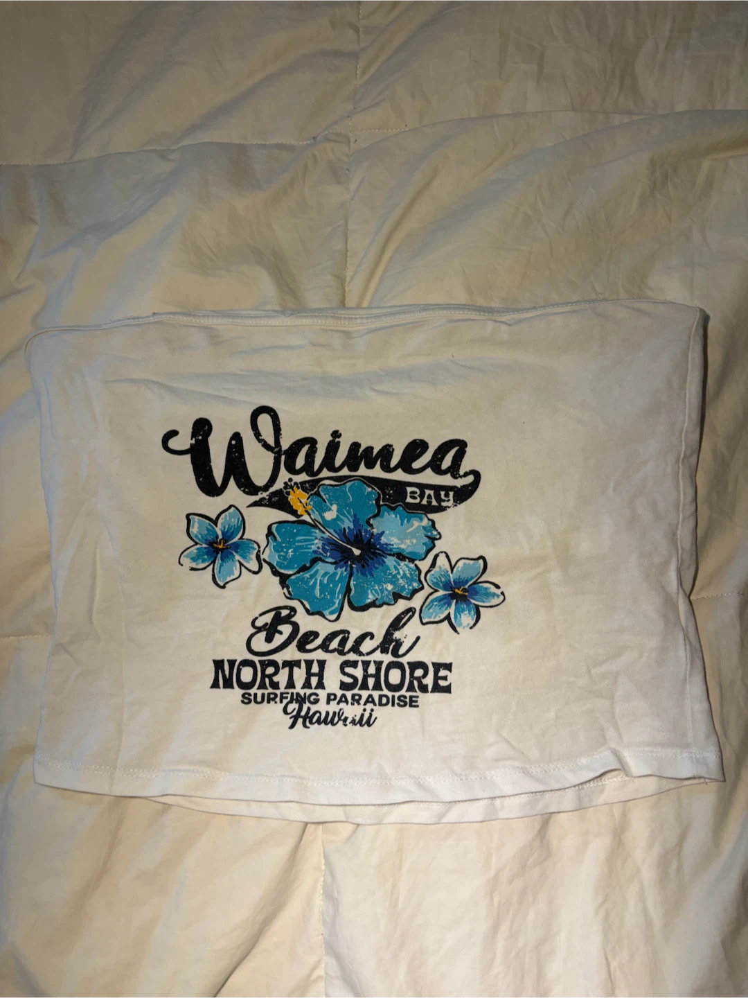 Waimea Bay Hawaii Graphic Tube Top