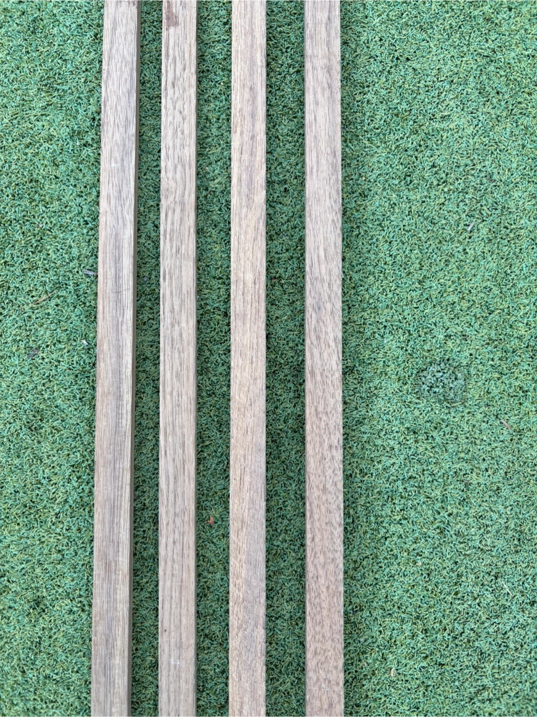 Walnut hardwood floor inlay lengths