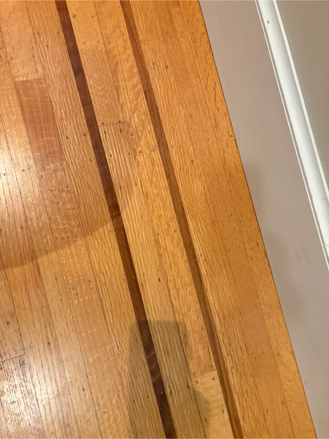 Walnut hardwood floor inlay lengths - photo 5