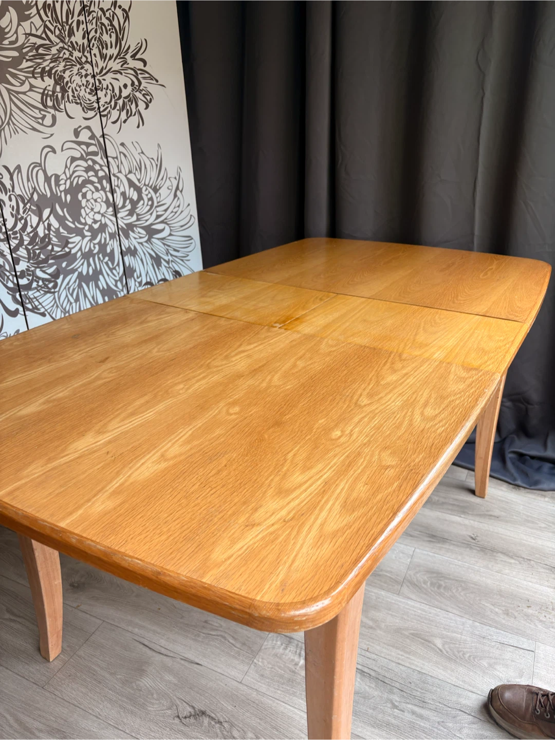 Oak Dining Table with 4 Chairs - photo 5