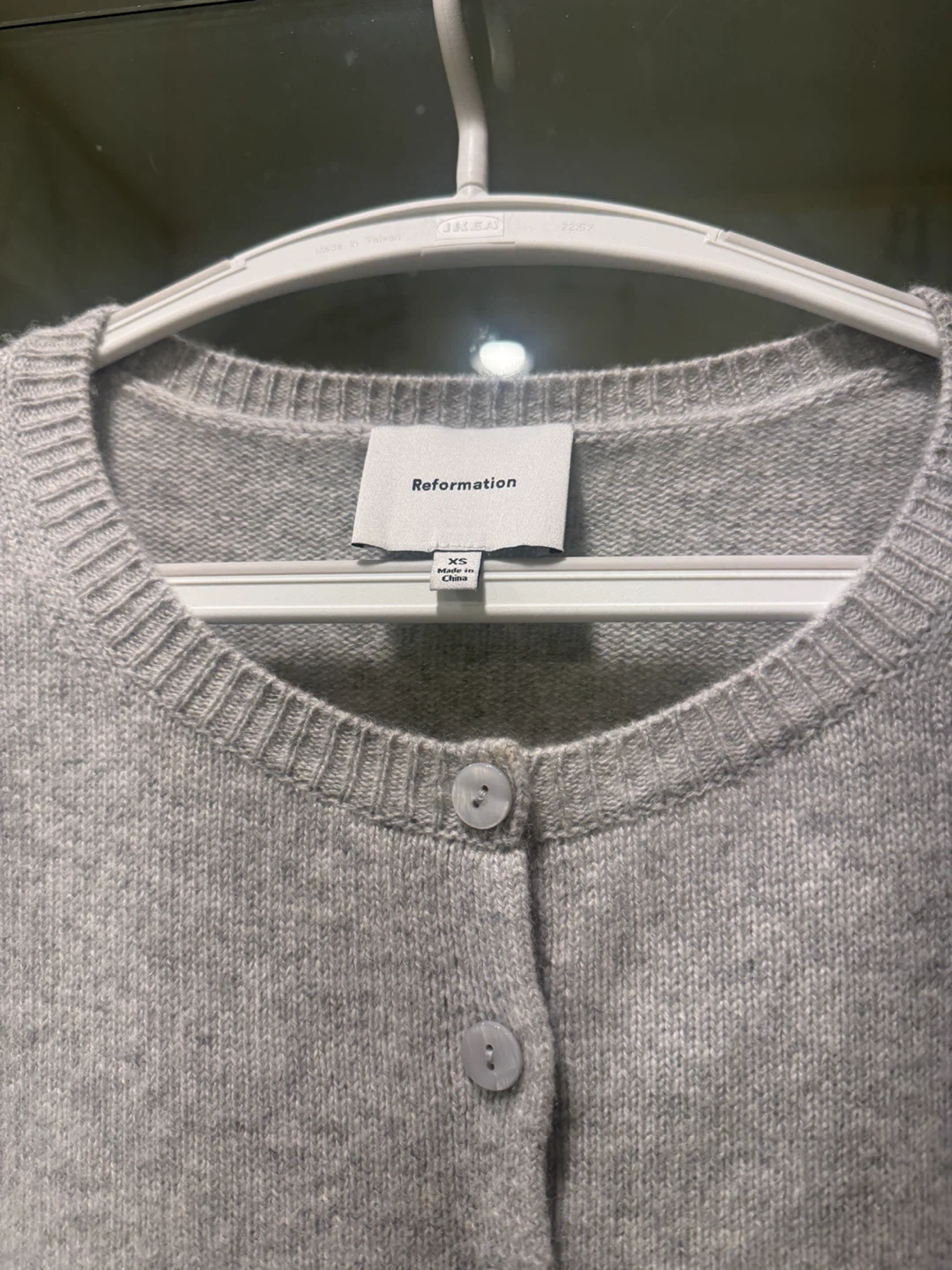 Reformation Clara Cashmere Crew Cardigan - photo 2