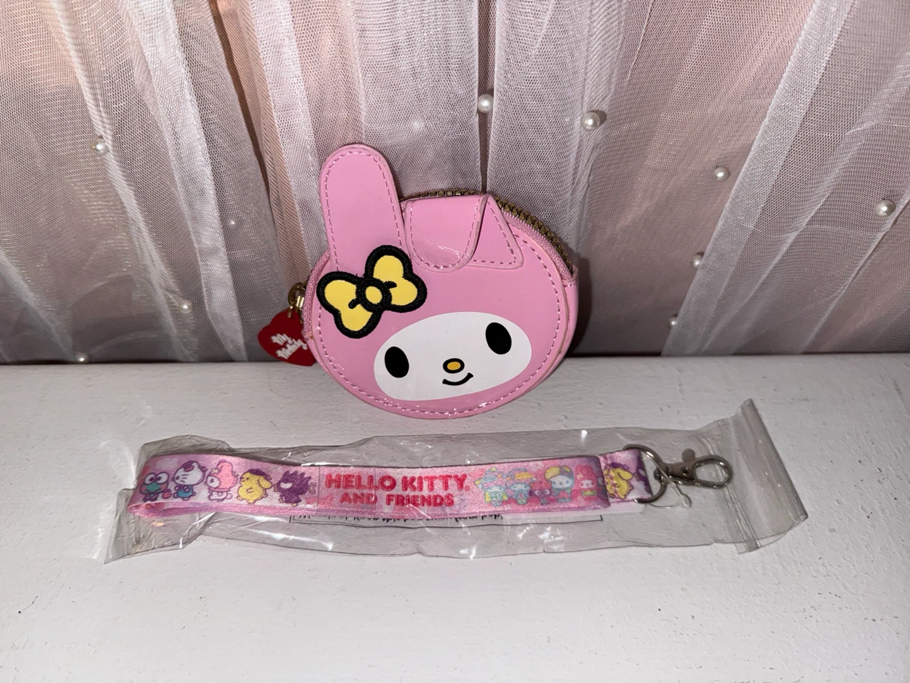 Sanrio My Melody Coin Pouch and Lanyard