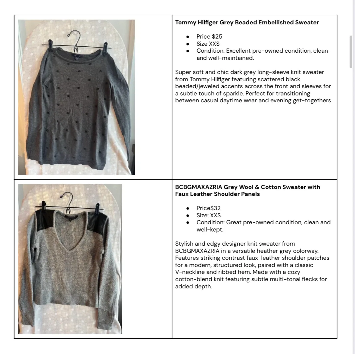 Women’s tops for sell - details in pictures