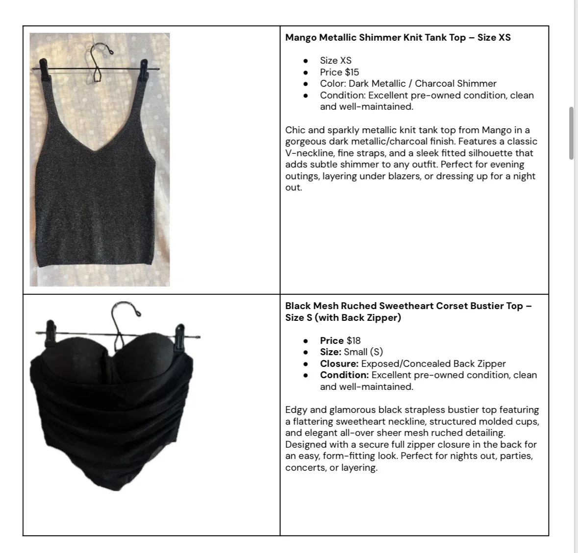 Women’s tops for sell - details in pictures - photo 2