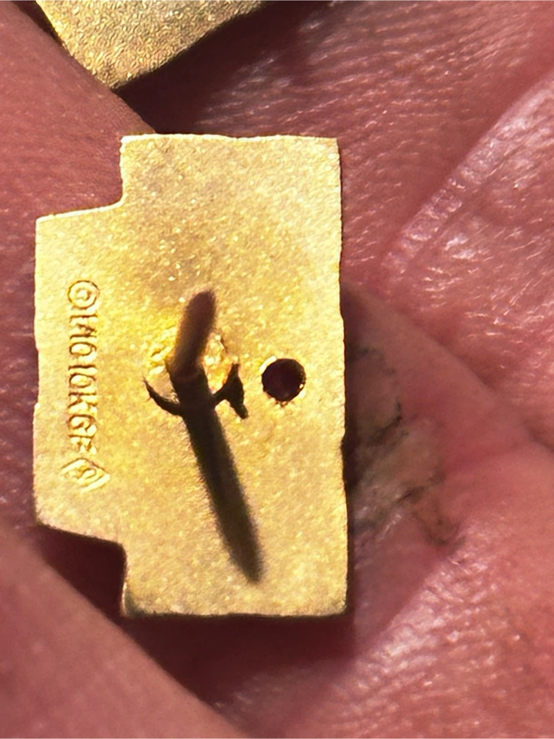 Vintage Weiser Lock 10K GF Service Pin Pair - photo 2