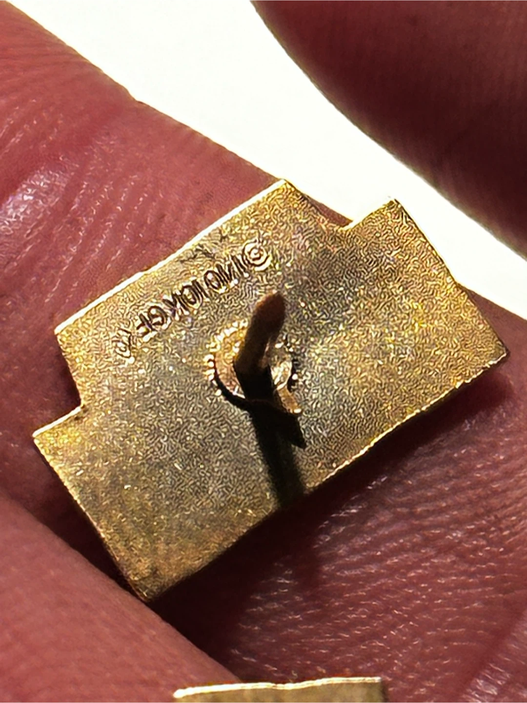 Vintage Weiser Lock 10K GF Service Pin Pair - photo 3