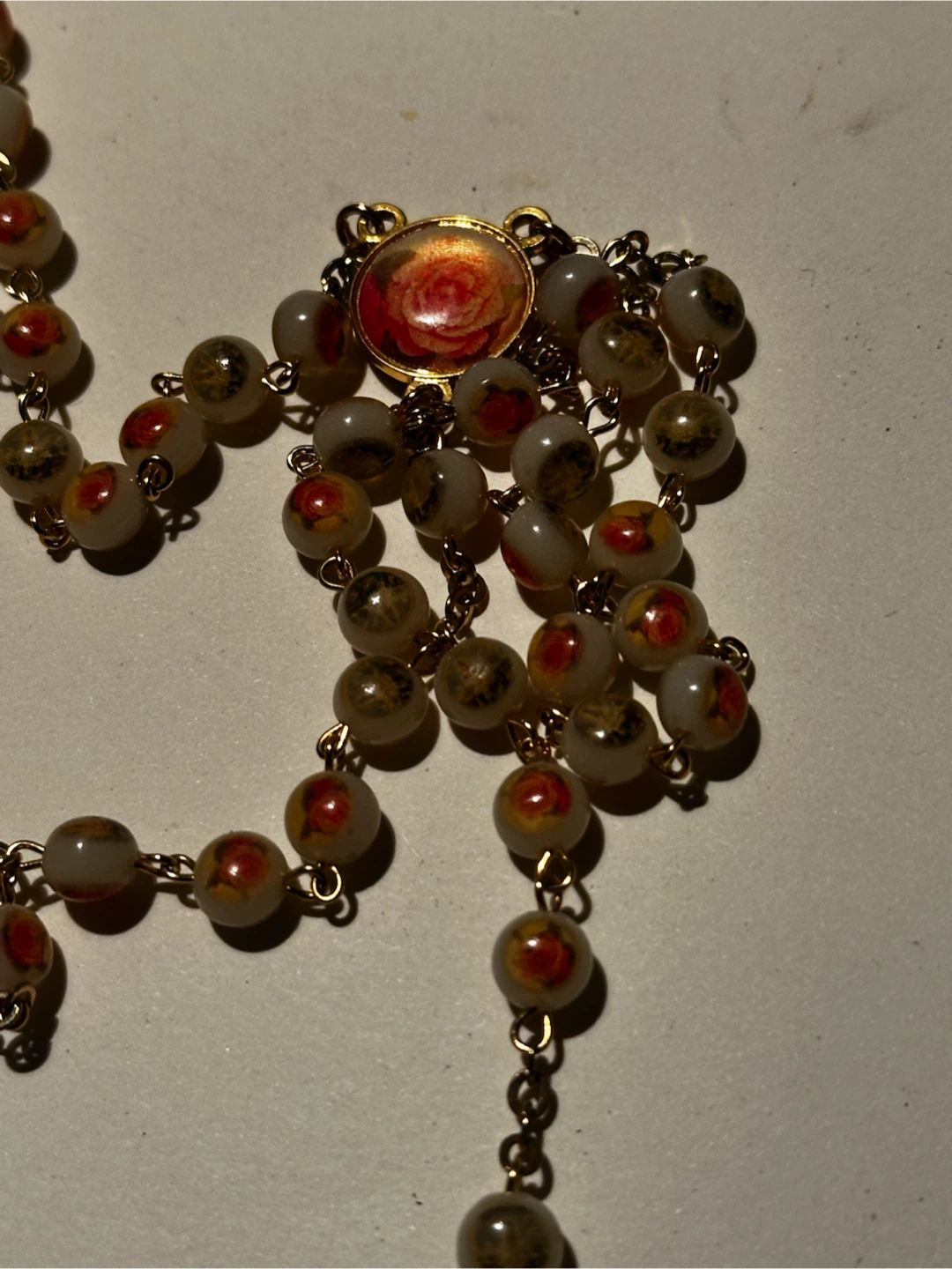 St. Therese / Our Lady of Lourdes Catholic Rosary - photo 3