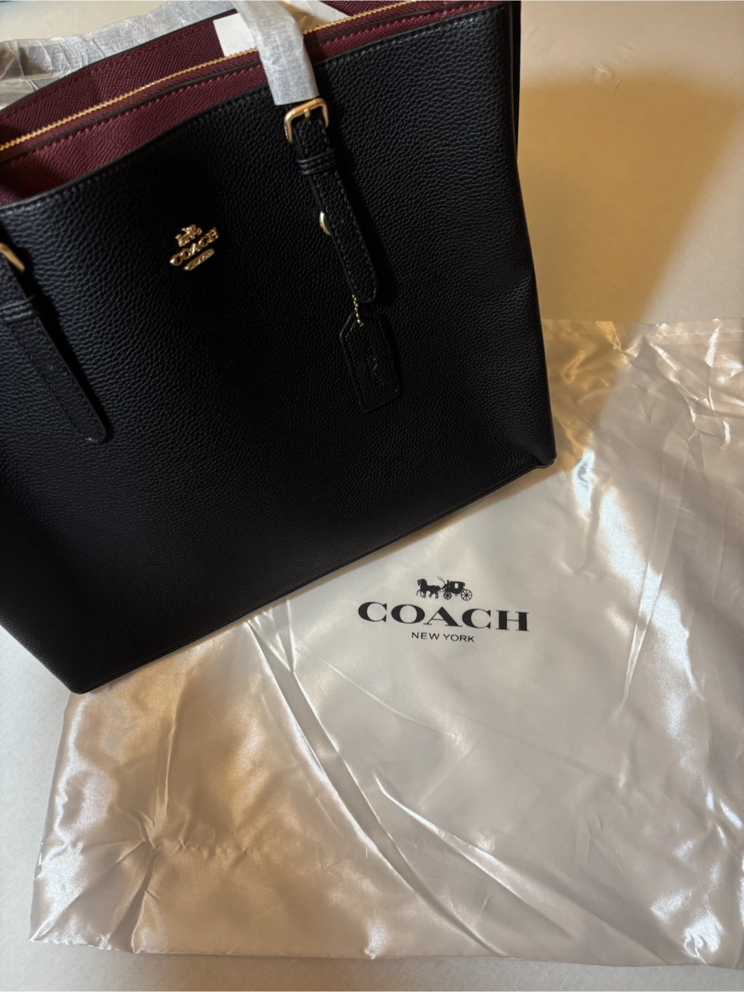 COACH Black Tote - photo 5