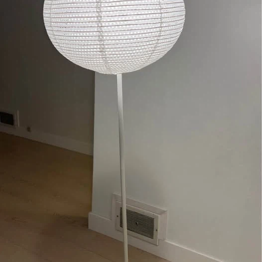 Modern White Paper Lantern Floor Lamp – Minimalist