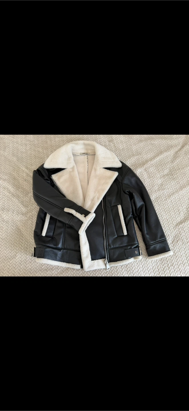 Genuine leather jacket with genuine mink - photo 4