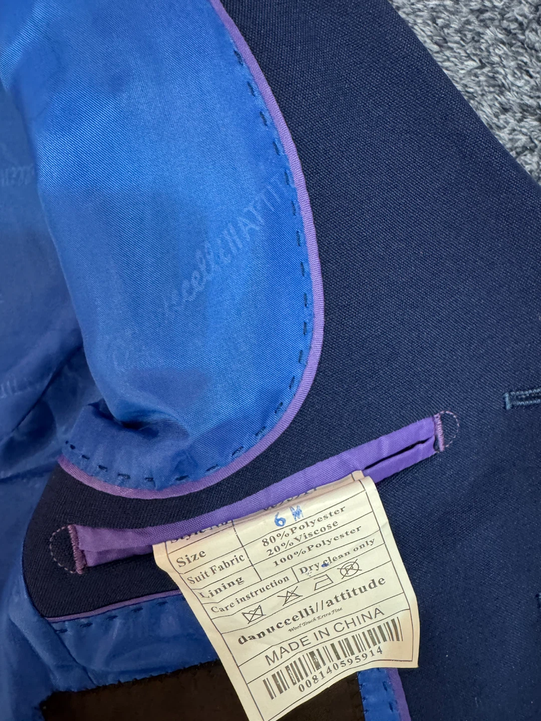 Danuccelli Navy Suit Set Size 6M