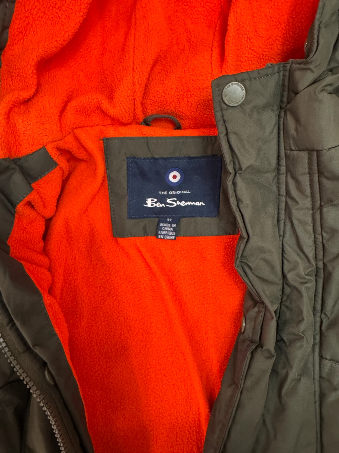 Ben Sherman Boys Olive Green Jacket - photo 2