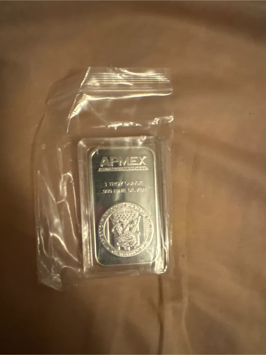 APMEX 1 Troy Ounce .999 Fine Silver Bar