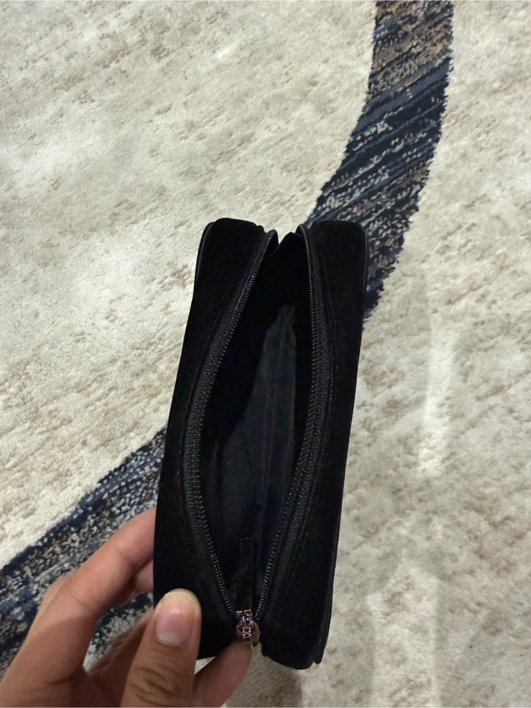 Christine Alexander Black Velvet Makeup Bag - photo 3