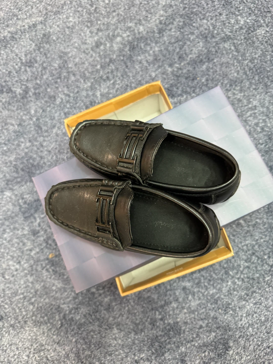 Max David Casuals Black Loafers Size 9 toddler - photo 2