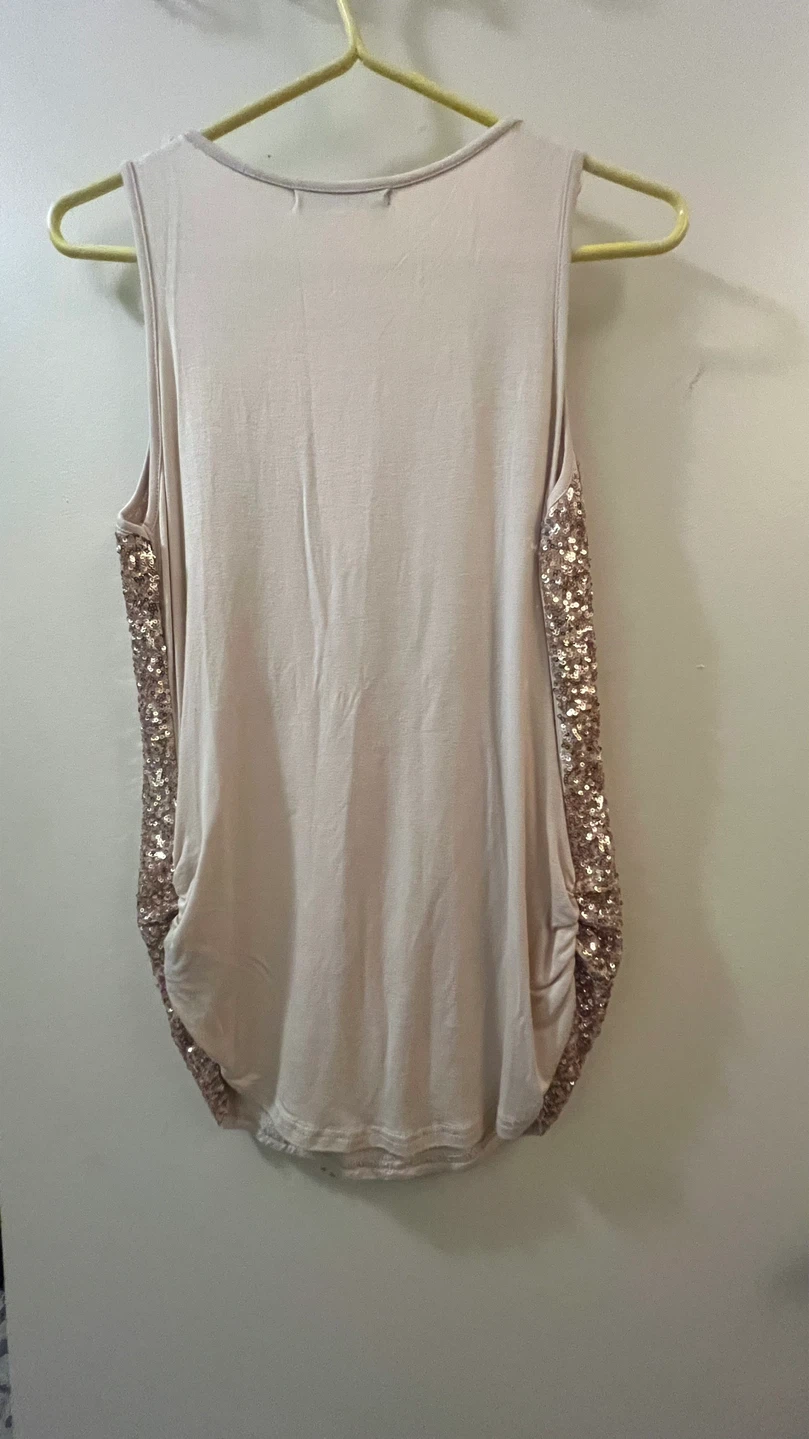 Suzy Shier Sequin Tank Top-size Small - photo 2