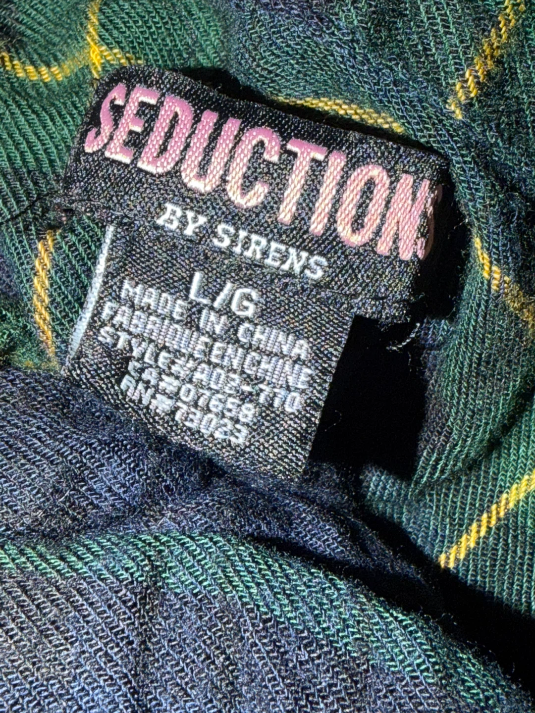 Seduction by Sirens Plaid Shirt - photo 2