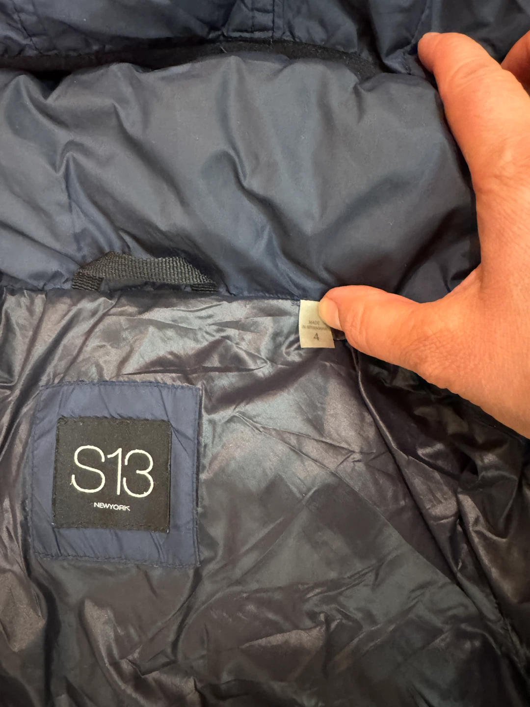 S13 New York Navy Puffer Jacket