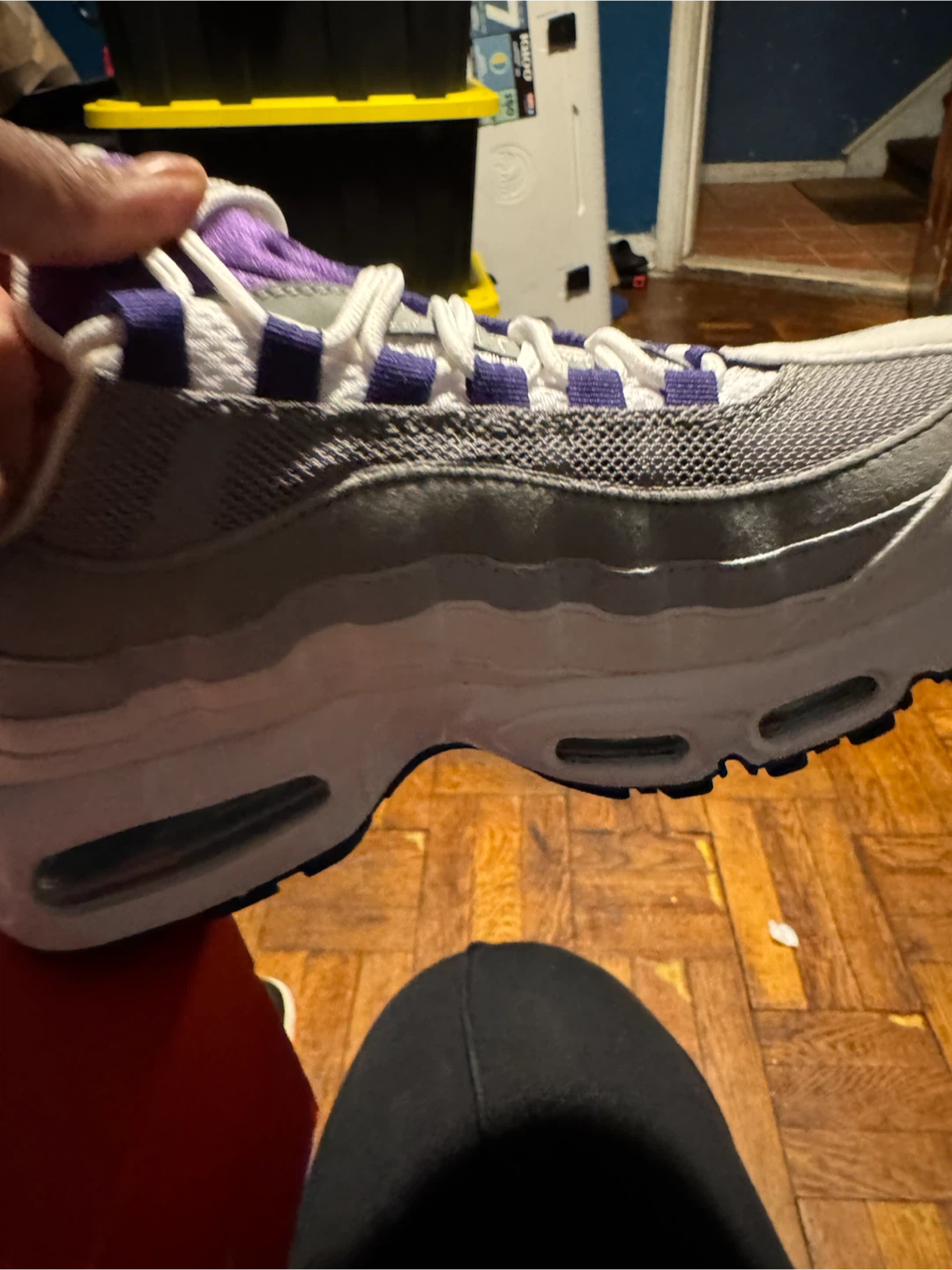 Nike Air Max 95 Purple/Grey Size 8.5 - photo 2