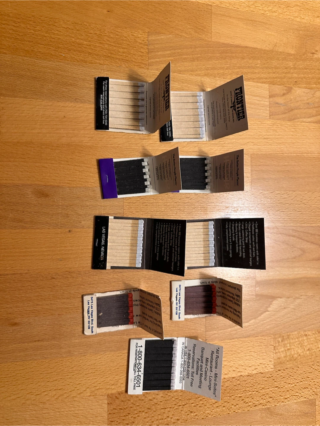Collection of 9 Vintage Las Vegas Hotel Matchbooks - photo 2