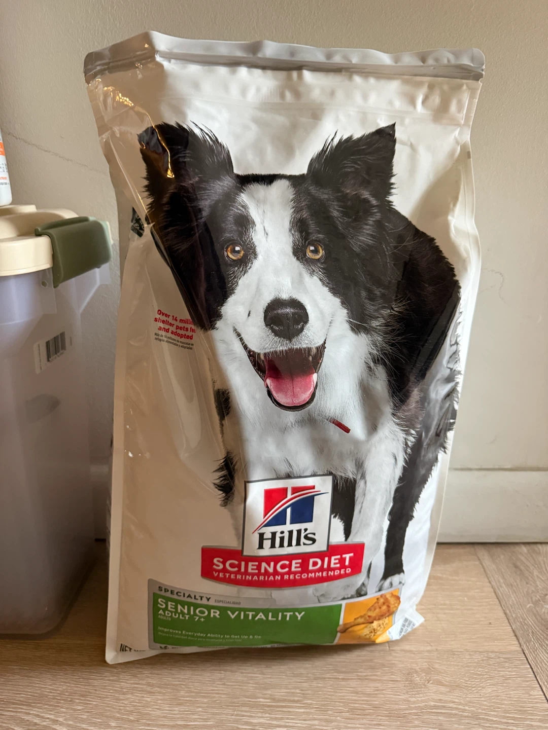 Brand new, unopened dog food