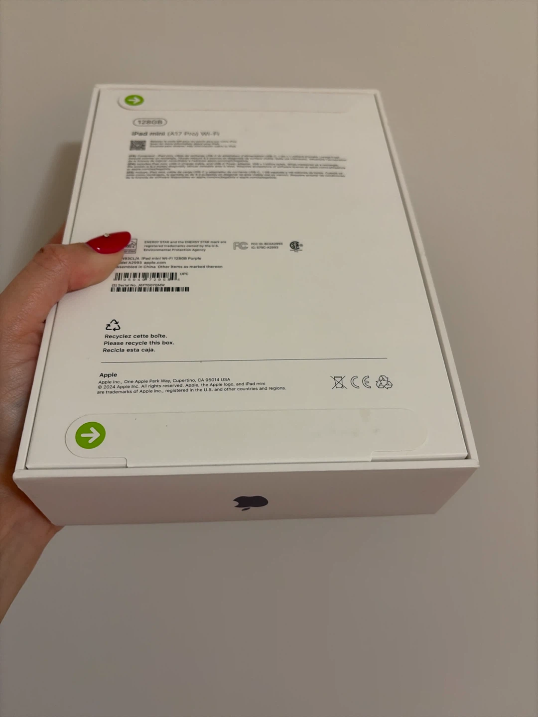 Apple iPad mini (A17 Pro) Wi-Fi 128GB Purple - photo 3