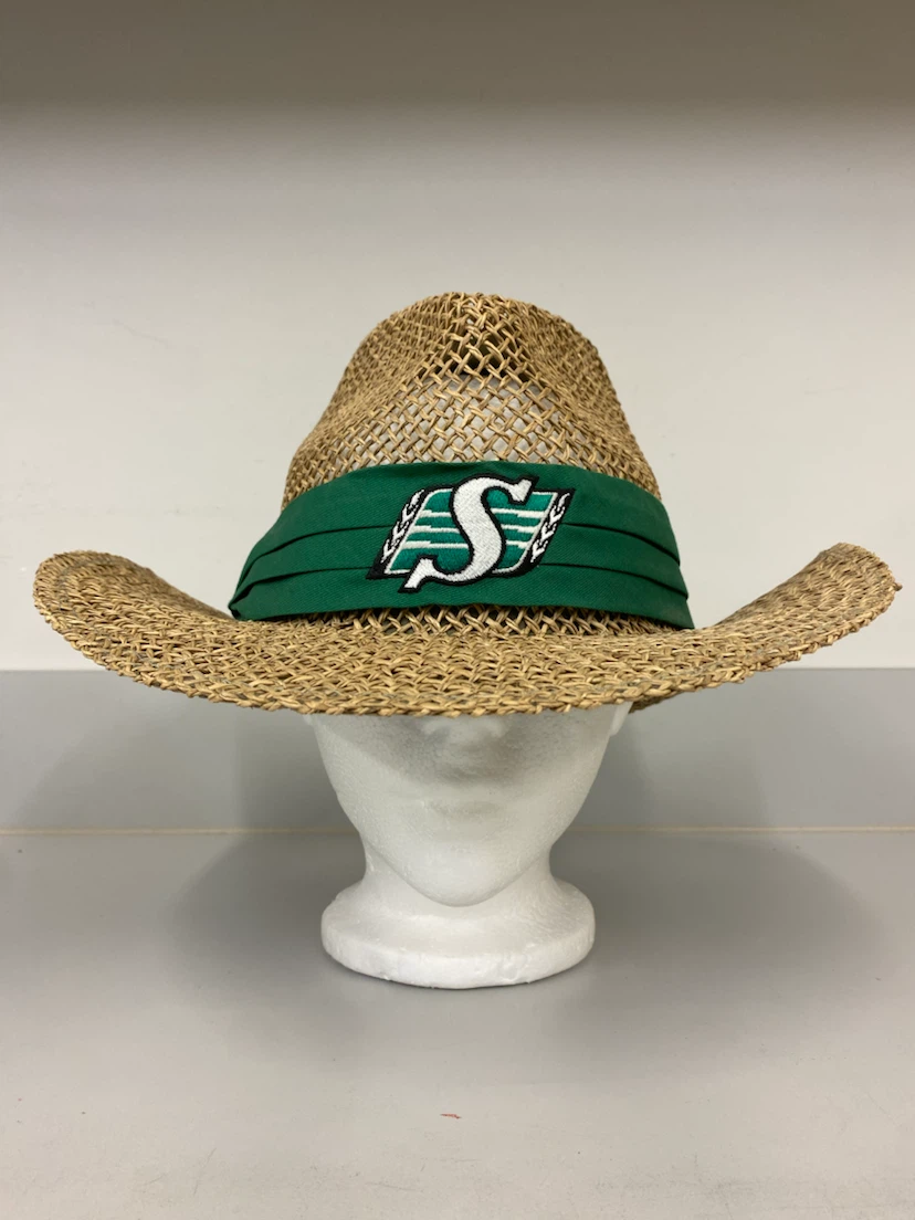 Saskatchewan Roughriders CFL Reebok Straw Cowboy Hat