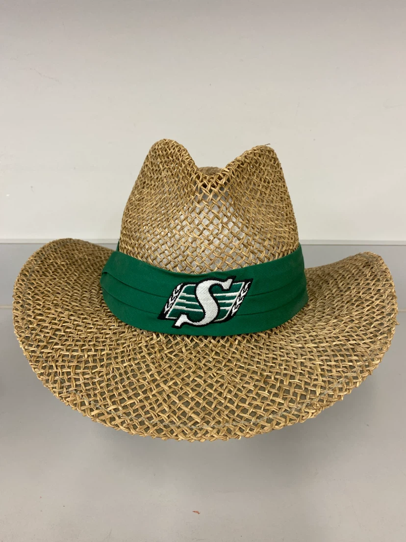 Saskatchewan Roughriders CFL Reebok Straw Cowboy Hat - photo 2