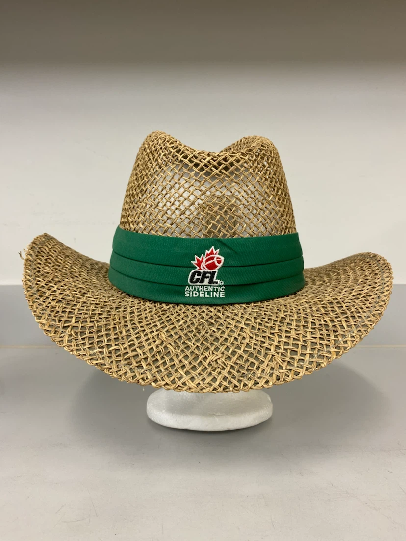 Saskatchewan Roughriders CFL Reebok Straw Cowboy Hat - photo 4
