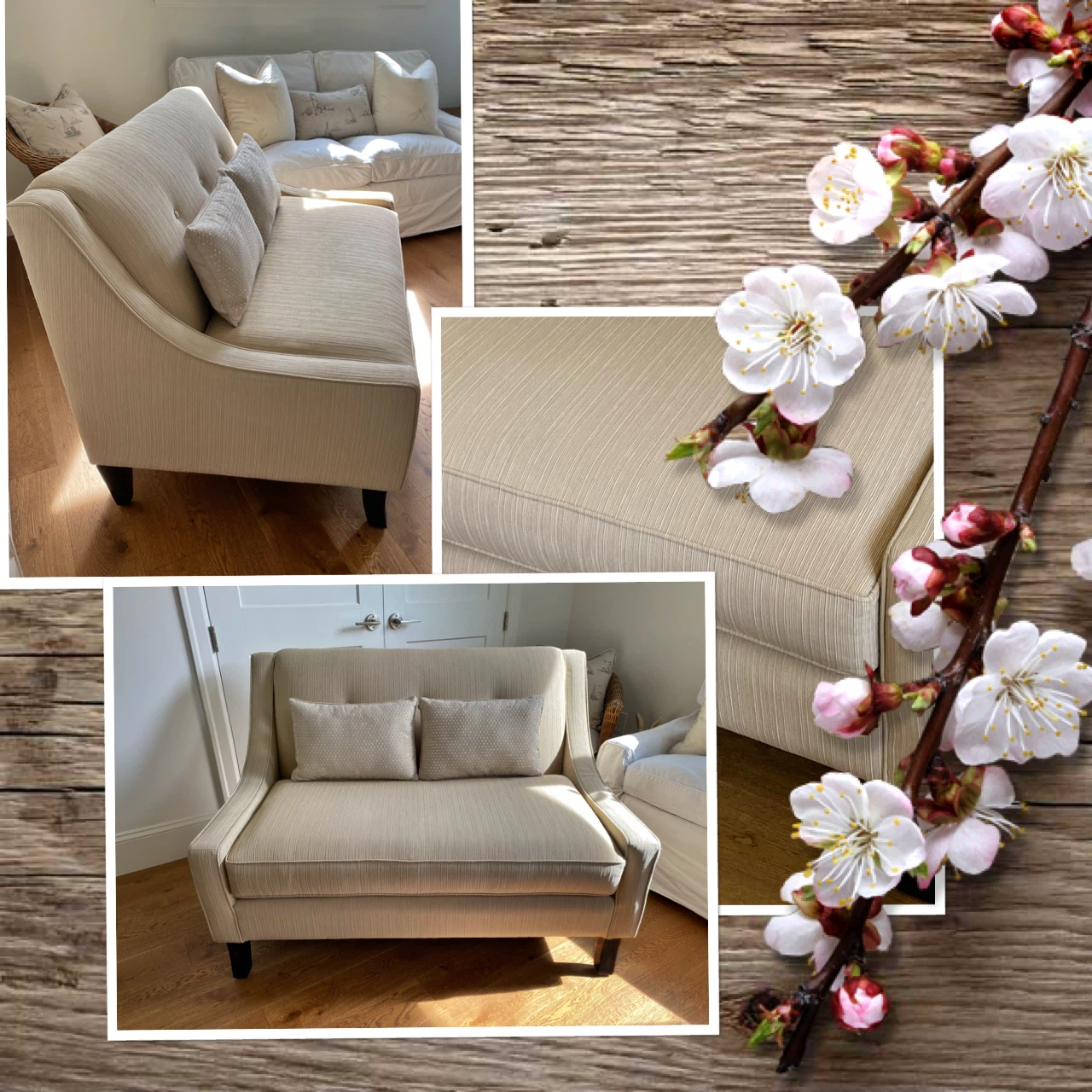 ⭐️Beautiful Custom Casalife Loveseat And Cushions⭐️