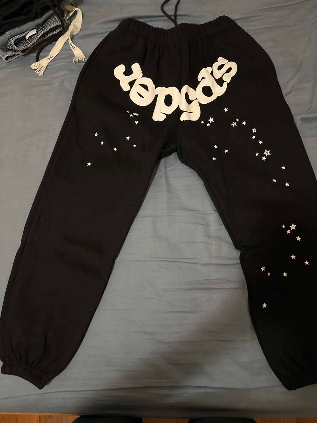SP5DER Black Sweatpants Brand new