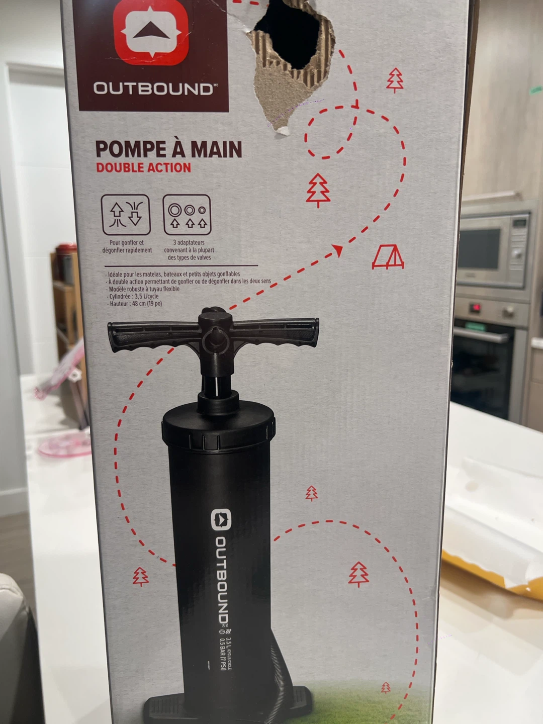 Outbound Dual-Action Hand Air Pump - photo 2