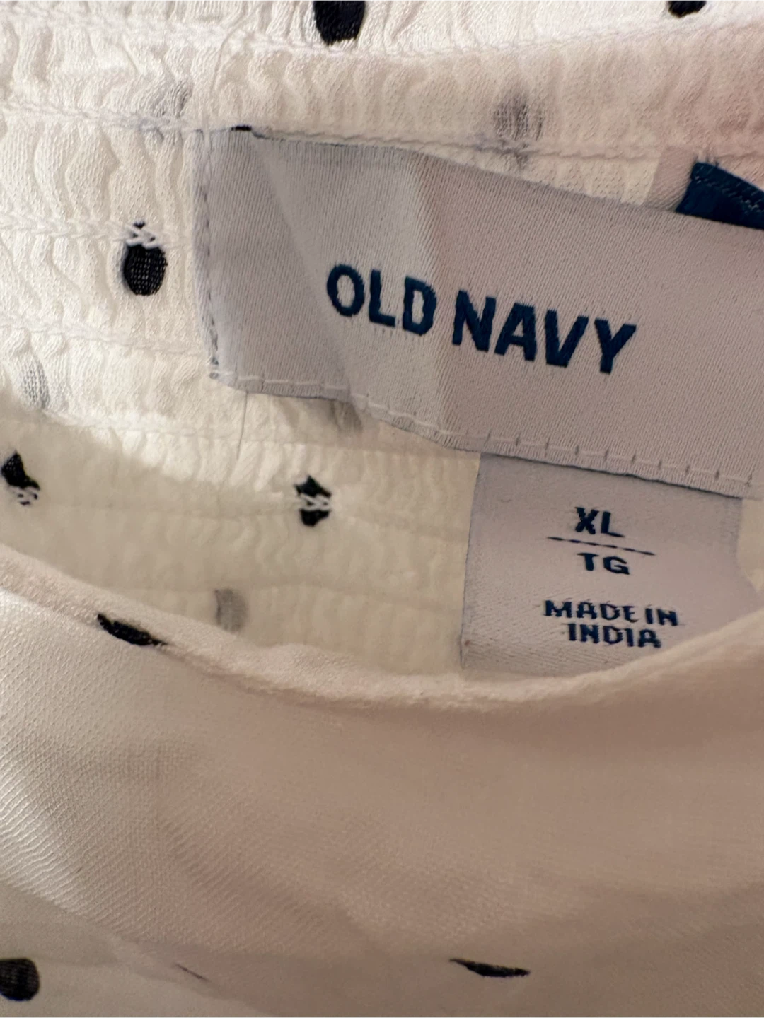 Old Navy White Polka Dot Dress - photo 2