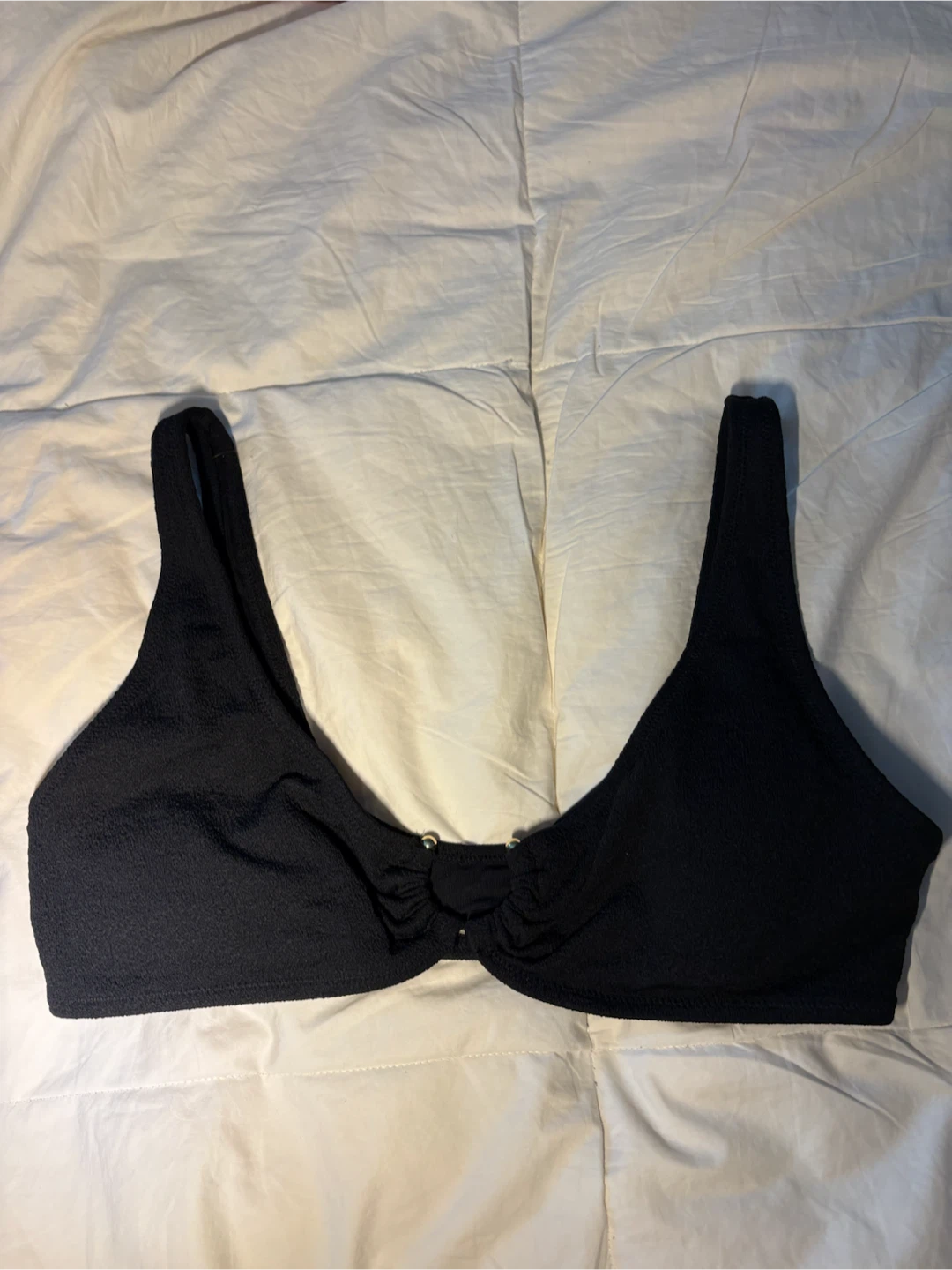 Black bikini top