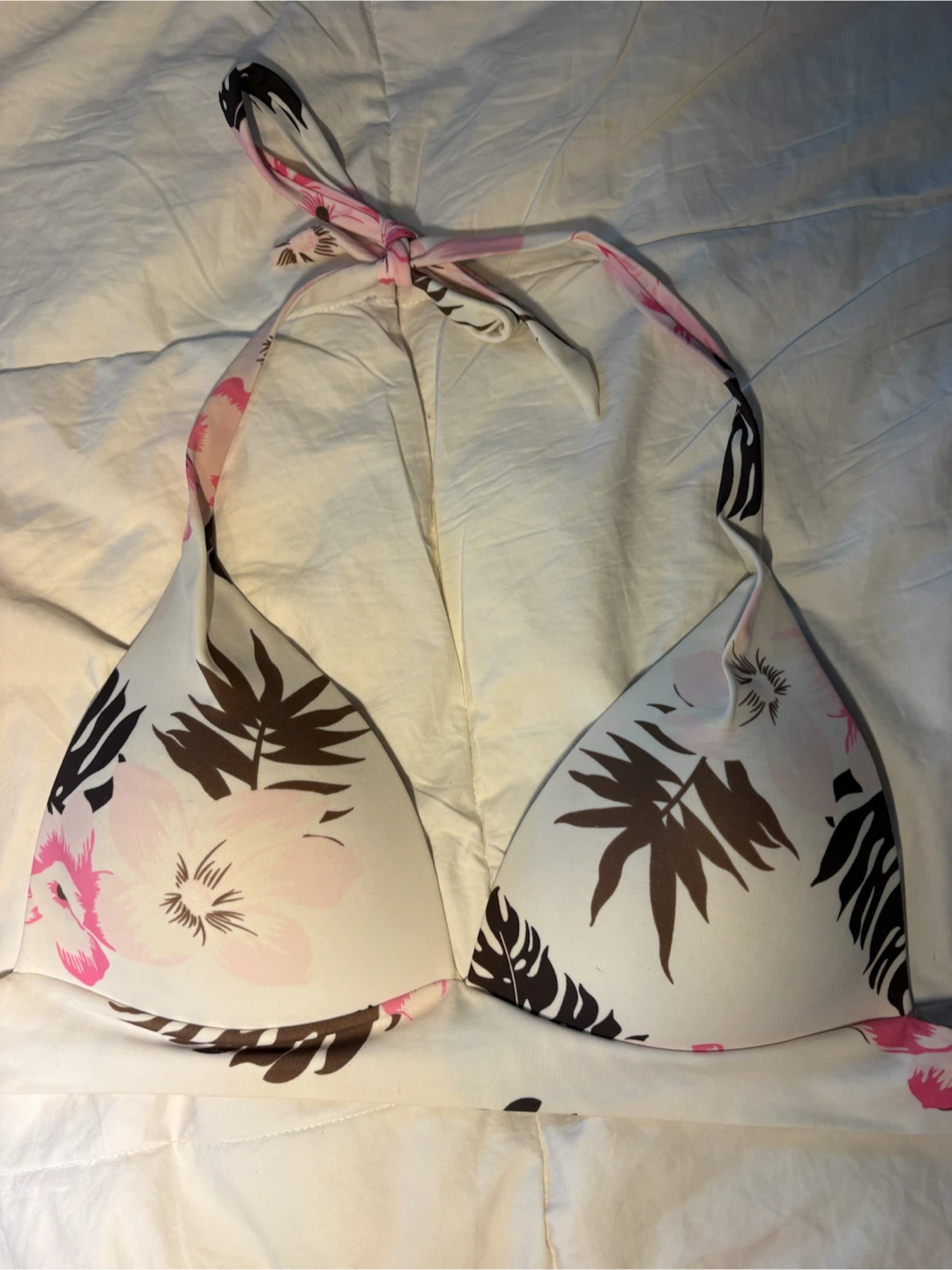 La Vie en Rose string bikini top