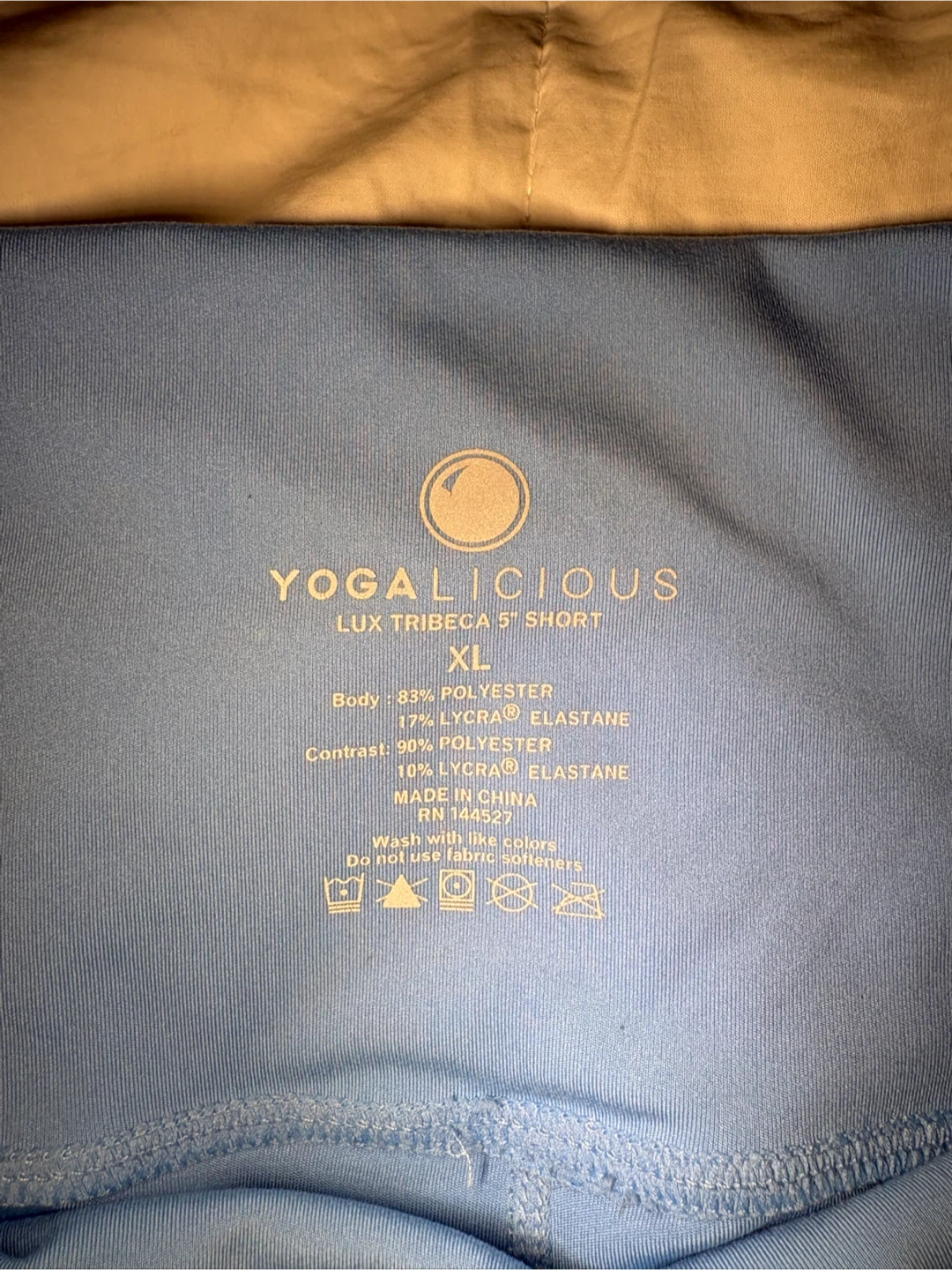 light blue biker shorts - photo 2