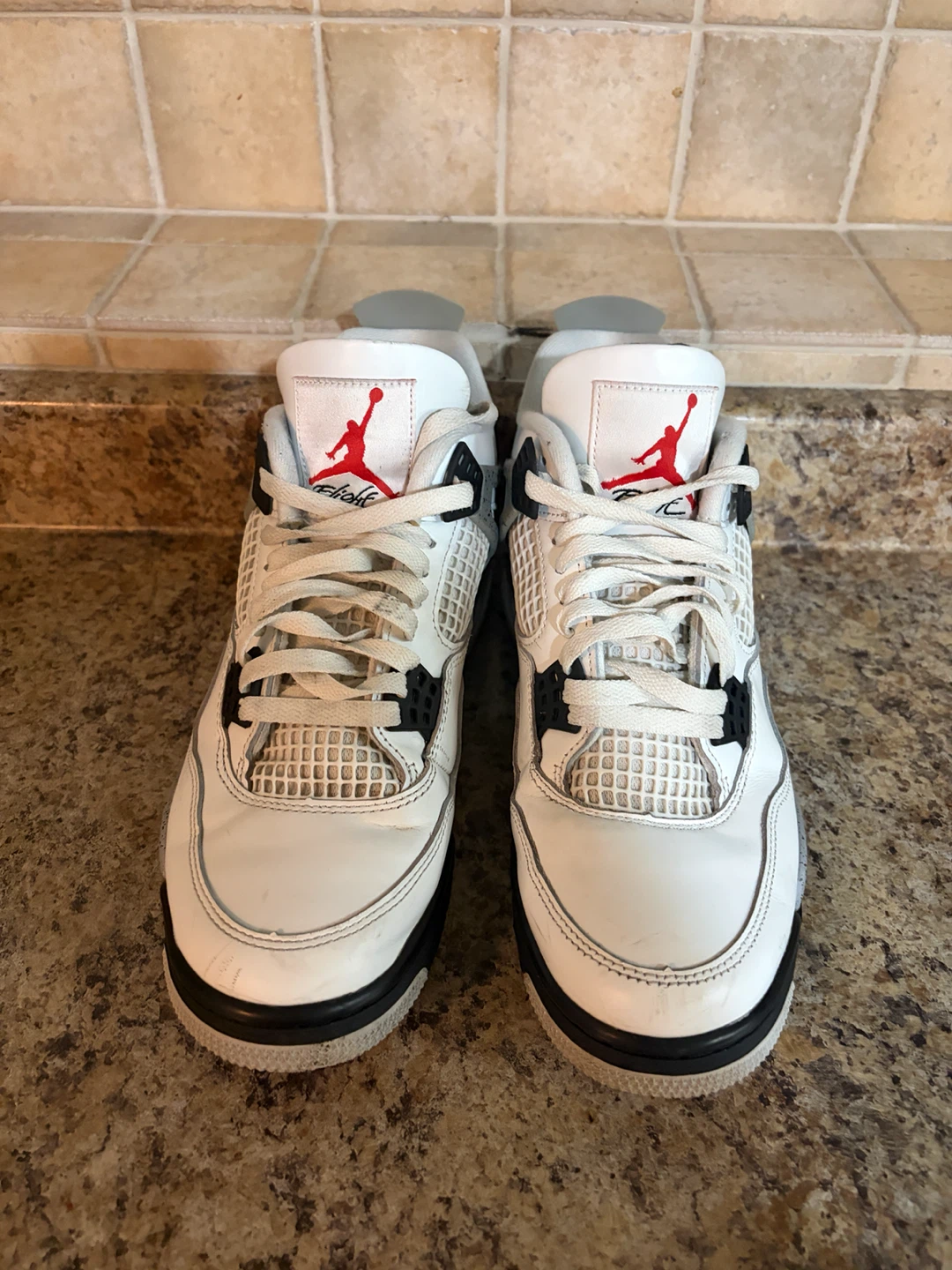 Nike Air Jordan 4 White Cement - photo 4
