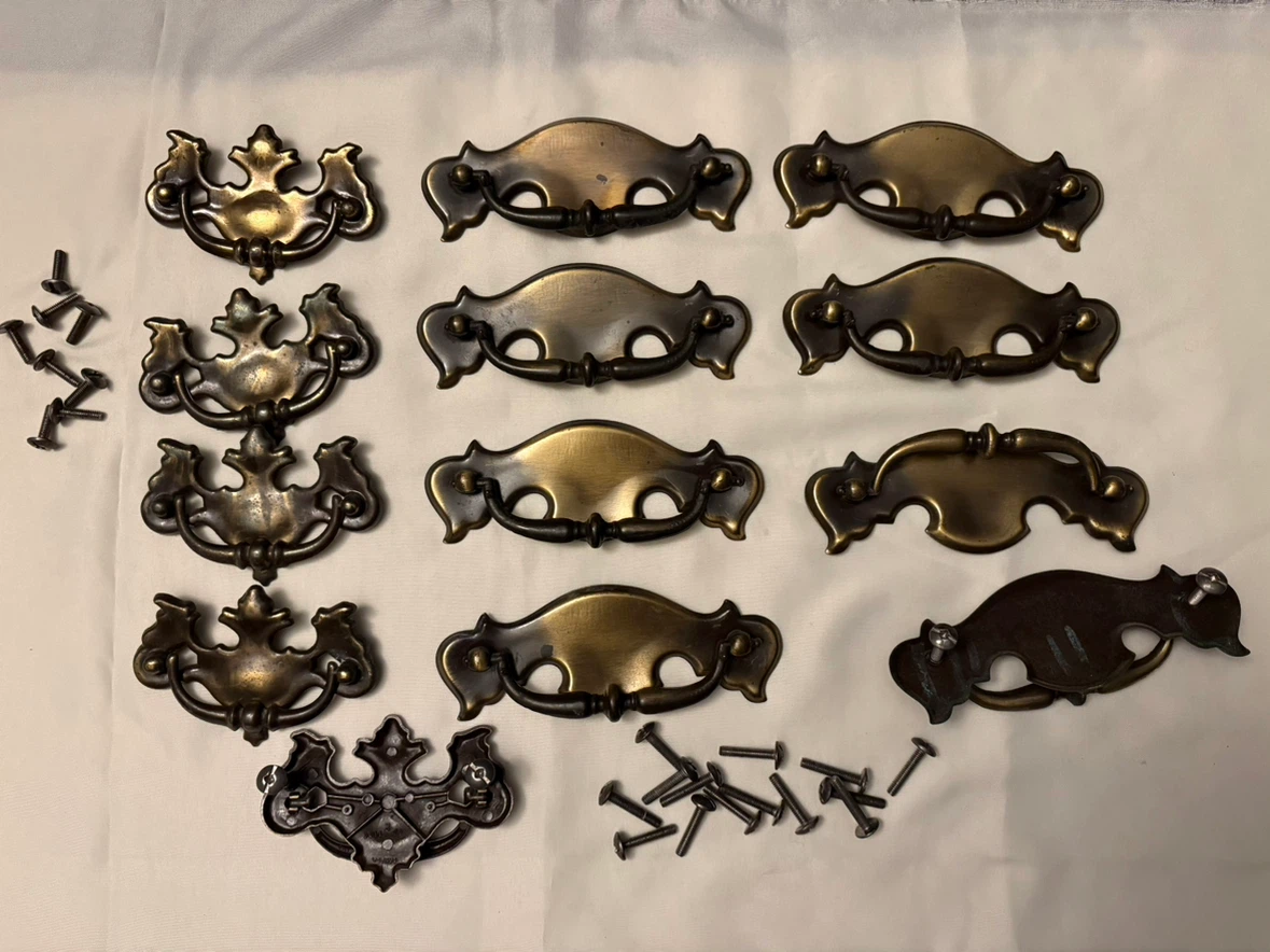 Vintage Brass Drawer Pulls