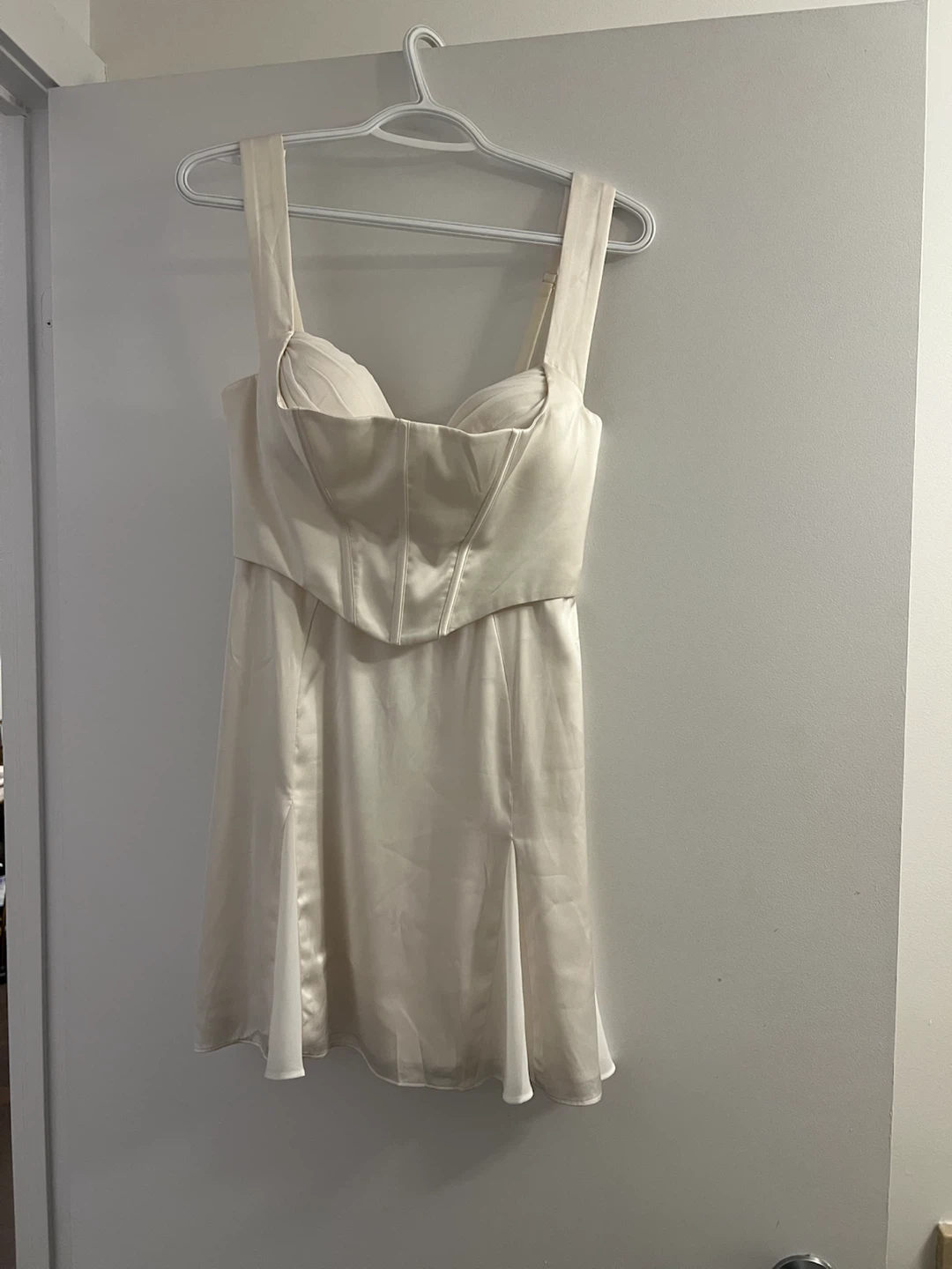 White Corset Mini Dress - photo 2