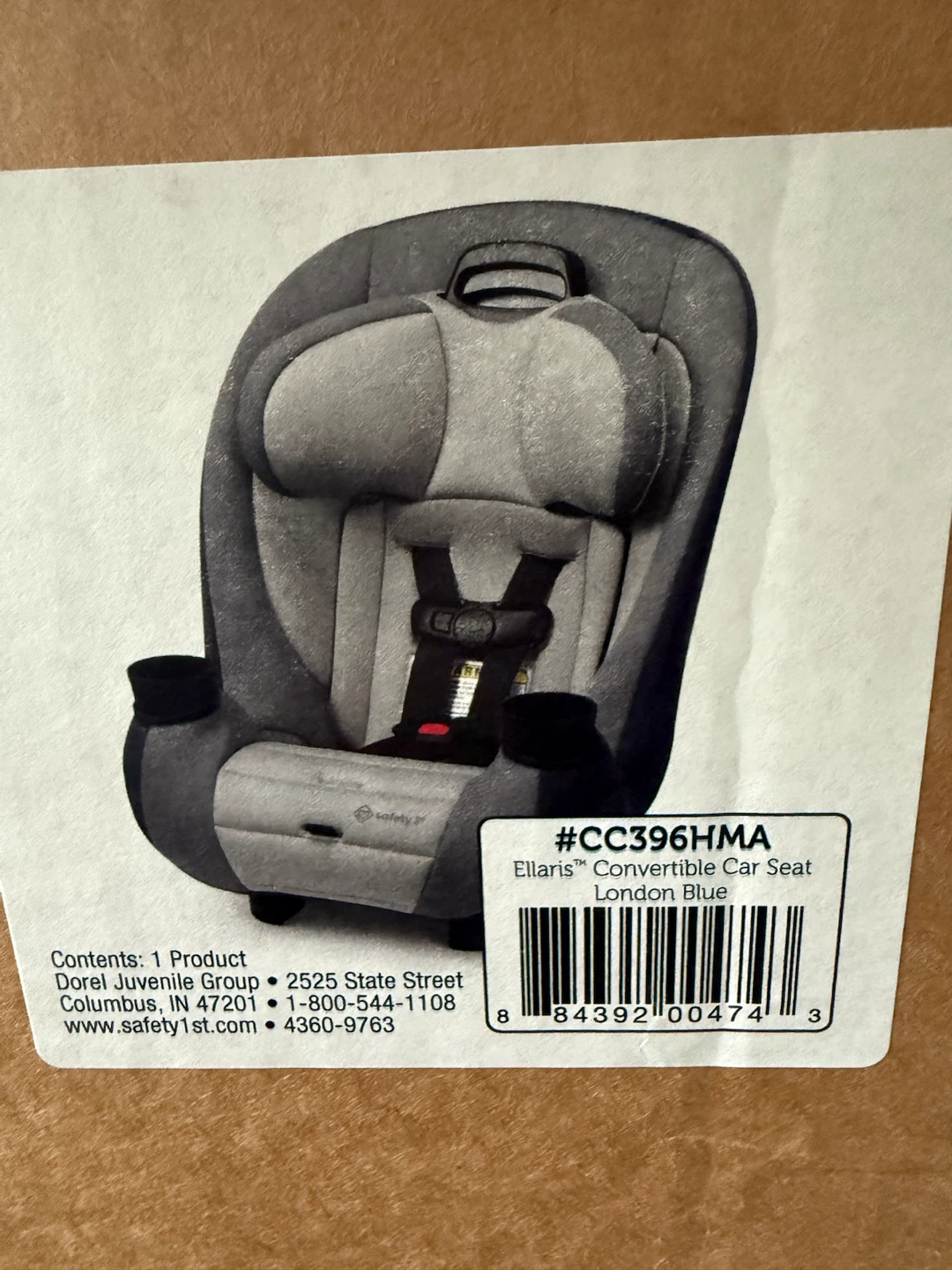 Safety 1st Ellaris 3-in-1 Convertible Car Seat