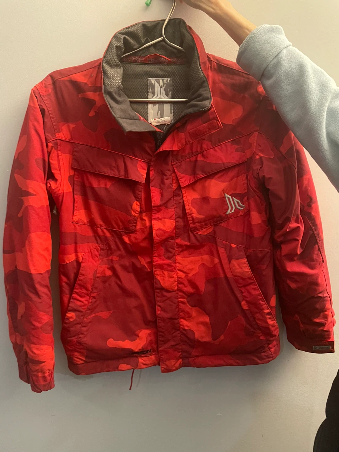 Red Camo Winter Jacket