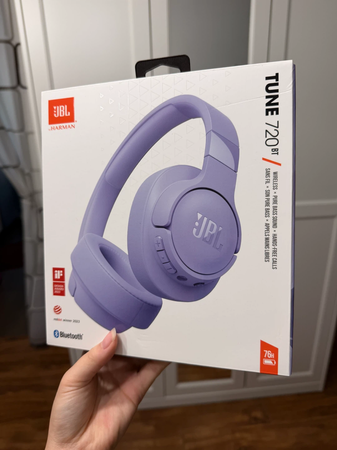 JBL Tune 720BT Wireless Headphones - Purple - photo 4