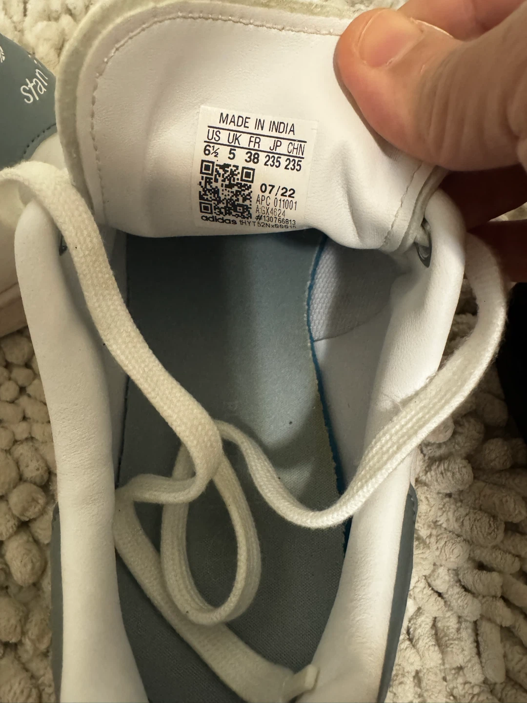 Adidas Stan Smith White/Grey Sneakers - photo 5