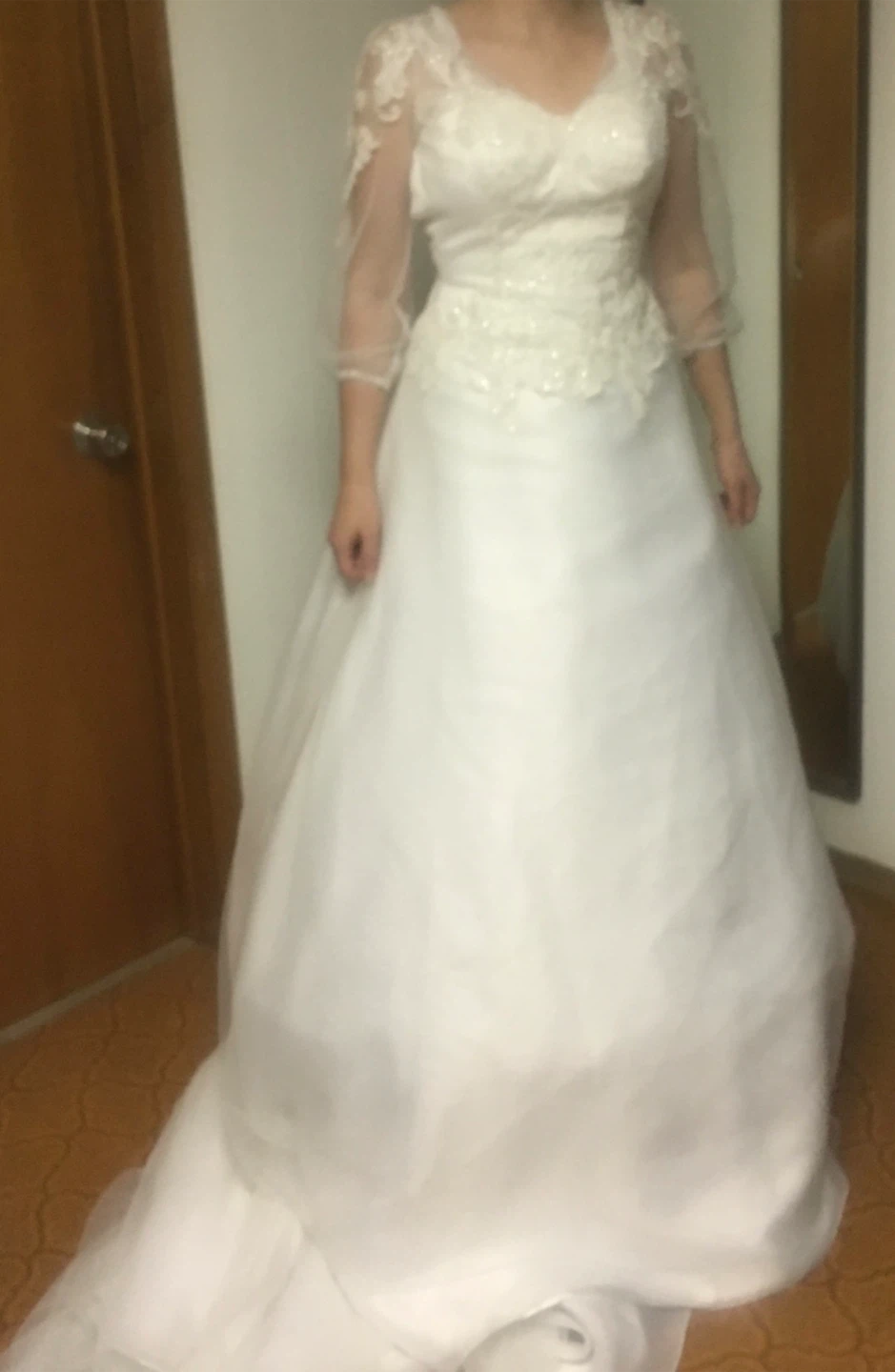 New-White Lace Wedding Dress