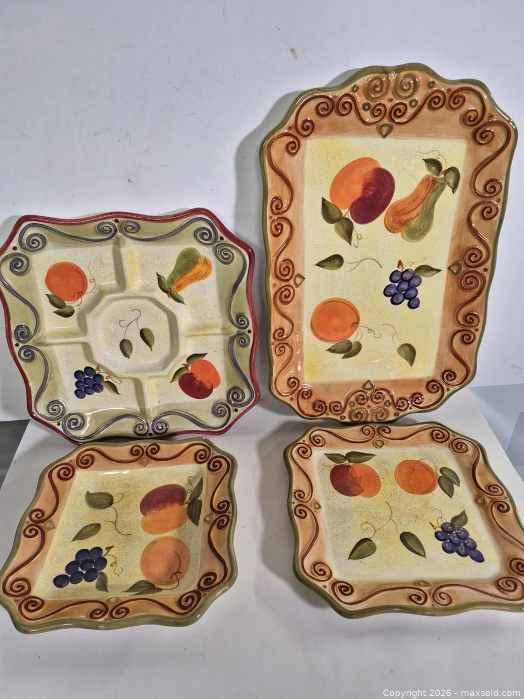 Tabletops Gallery Medici Fruit Divided Serving Dish - photo 2