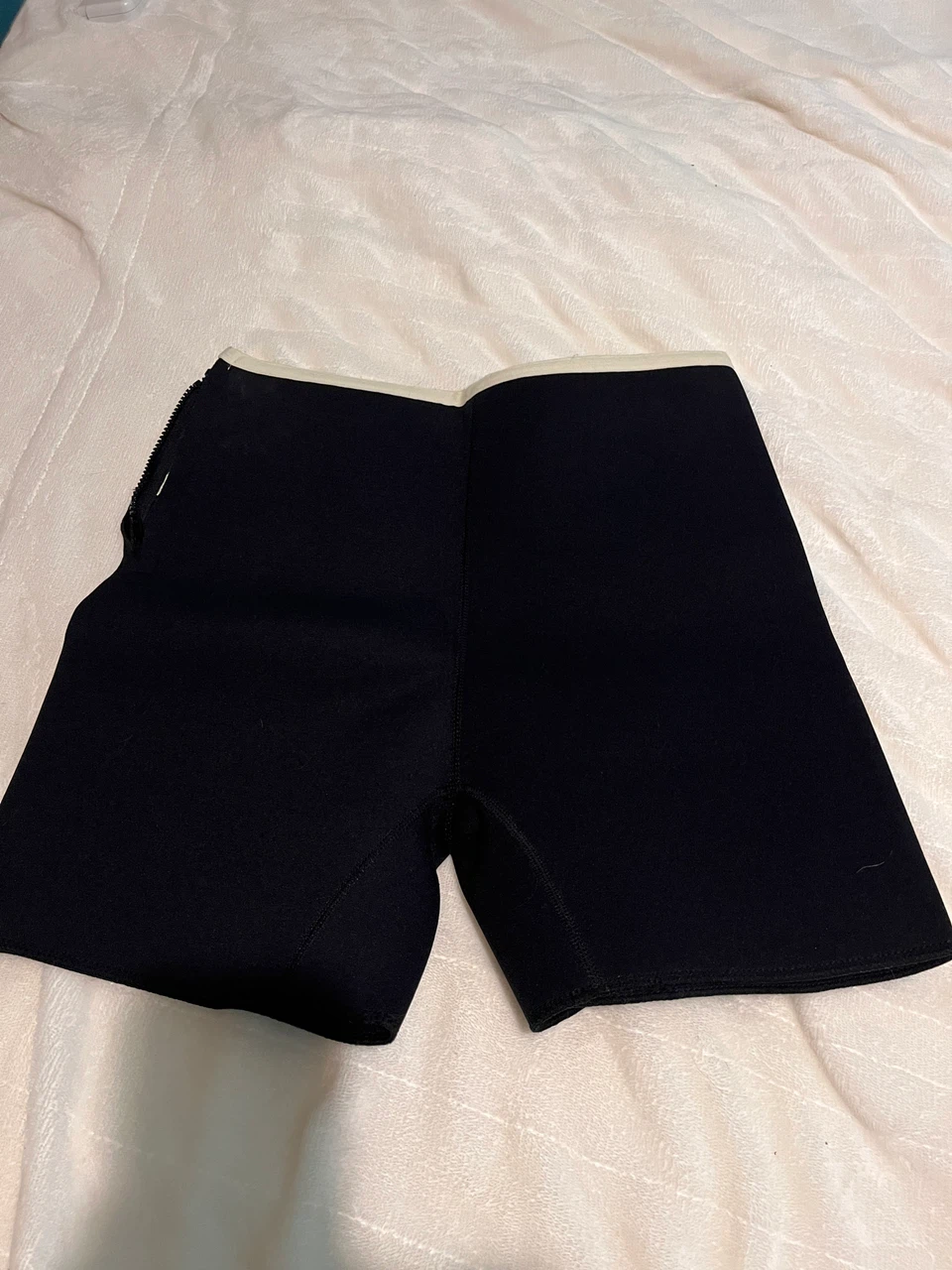 Black Neoprene Shapewear Shorts Size Large