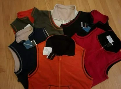 New with Tags bydesign Reversible Fleece Vests