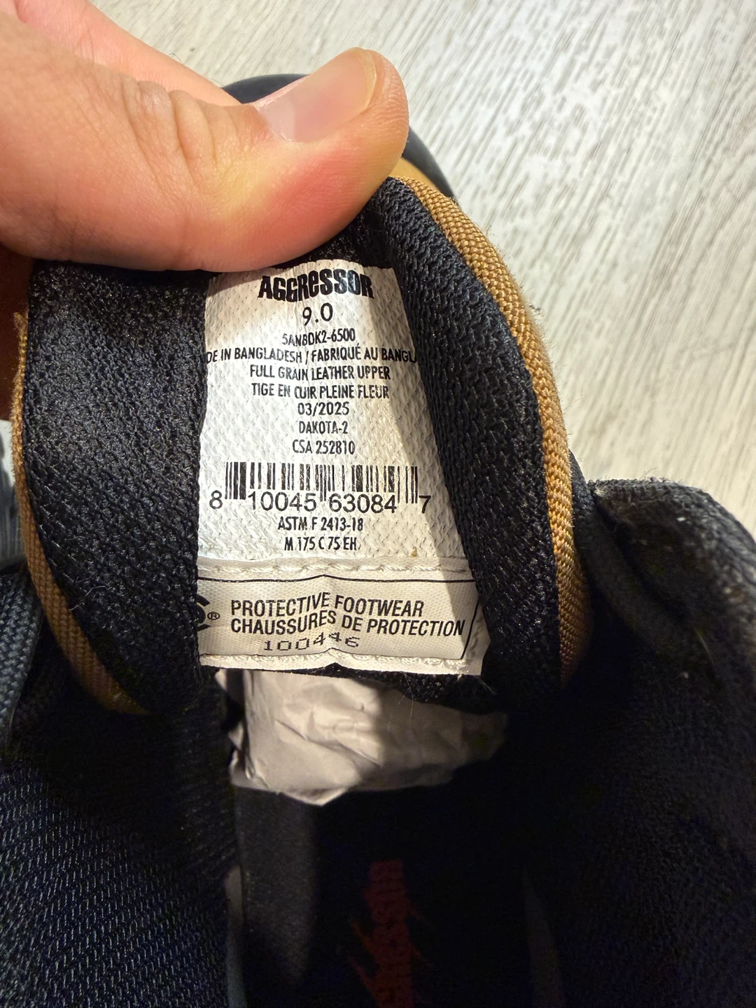 Aggressor Men's Work Boots Size 9 - photo 4