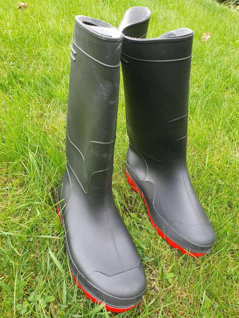 Black Rubber Rain Boots Size 43