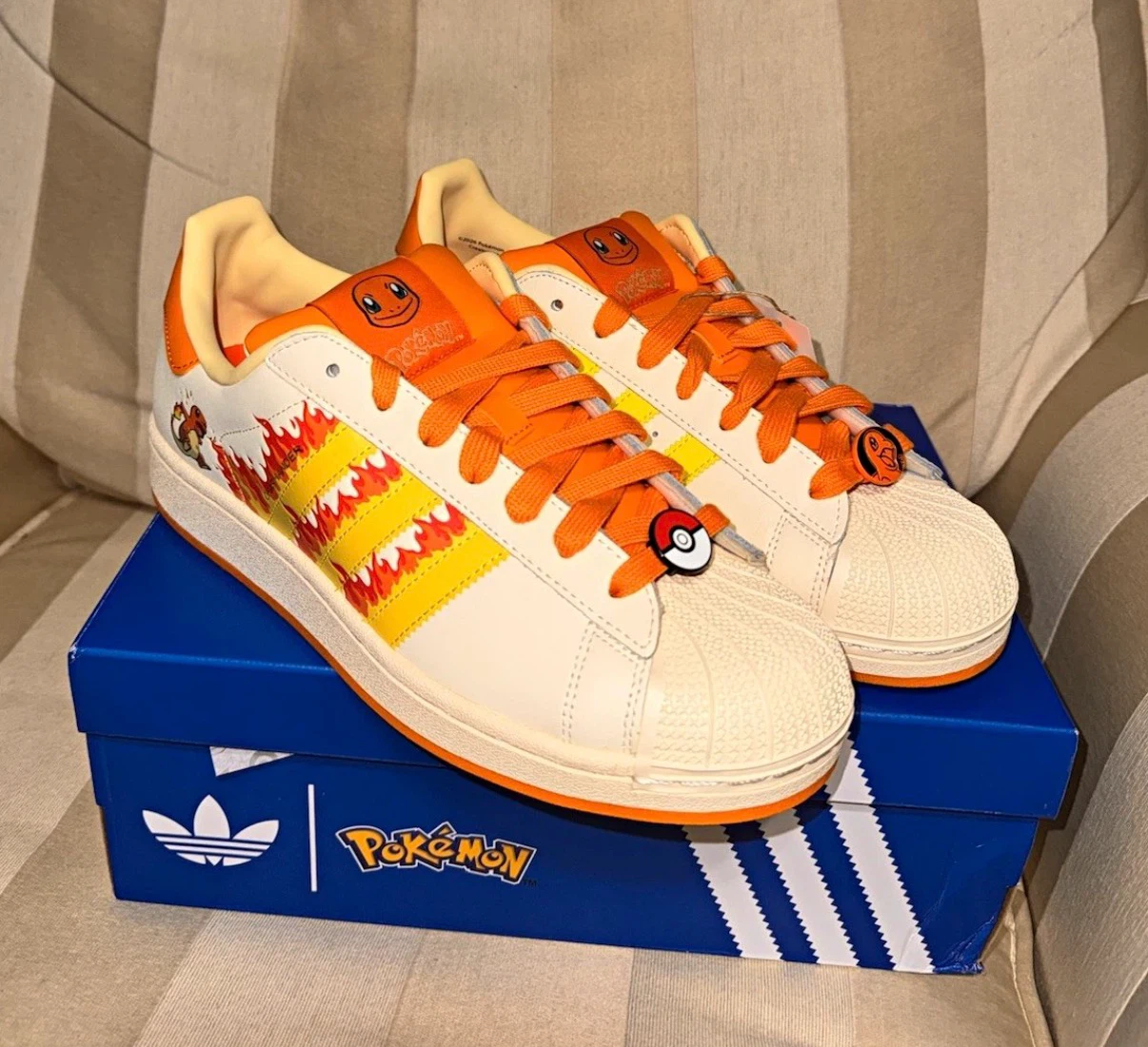 Adidas Superstar Pokemon Charmander Edition
